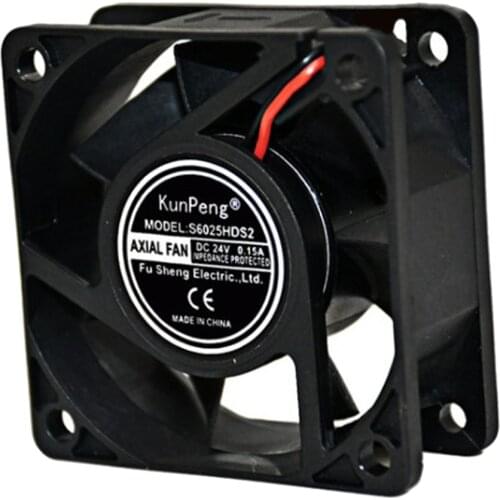 Replacement Cooling Fan Radiator Compatible DC 24V 3.38W Cooling Fan Large Air Volume Radiator Heatsink Cooling System
