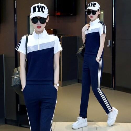 Womens tracksuit set pant suits two piece set women vetement femme 2021 Summer 2 piece set clothing plus size women clothing