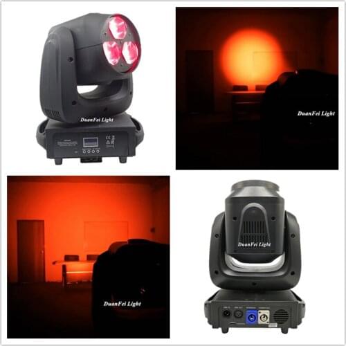 12 Pieces NEW mini Bee eye moving head wash led zoom 3*40w Beam lyre led moving head wash