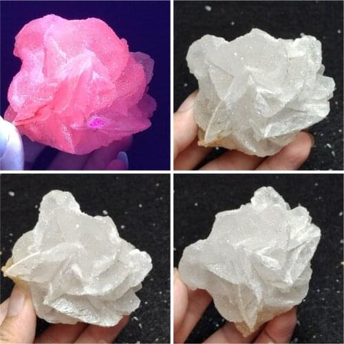 199.8gNatural quartz shell square solution crystal healing energy ring vein teaching specimen home decoration ornaments