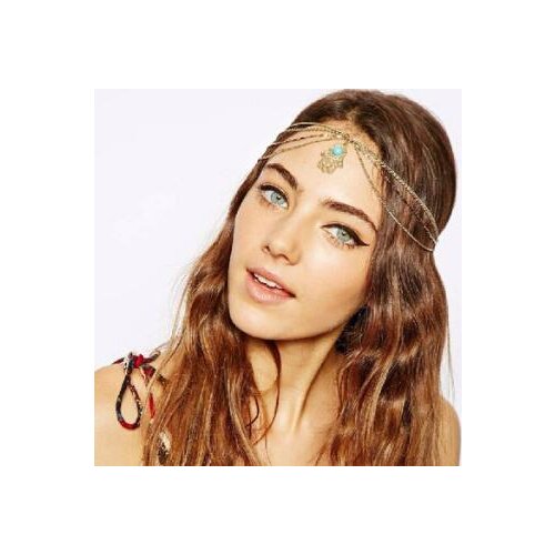 60pcs/lot DIY Multi Simple Retro Finger Citron Head Chain The Hand Of Lucky Forehead Pendant Hair Care & Styling Tools HA823