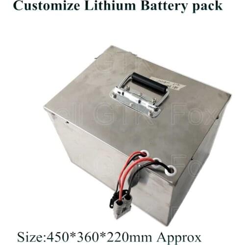 48v 5000wh battery pack lithium LMO NMC max 200A BMS for Electric outboards boats motor 8KW 5kw power fishing bait + 10A charger