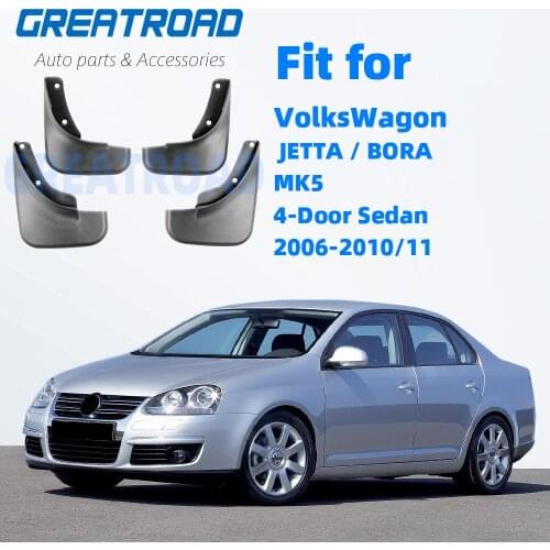 For VW Jetta Mk5 A5 Bora 2006-2010 Mudflaps Splash Guards Front Rear Mud Flap Mudguards 2007 2008 2009 2011 Fender Set Mud Flaps