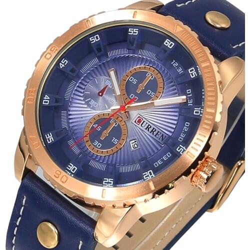 Mens Watches Top Brand Luxury Quartz Watch CURREN Fashion Casual Business Watch Male Wristwatches Quartz-Watch Relogio Masculino