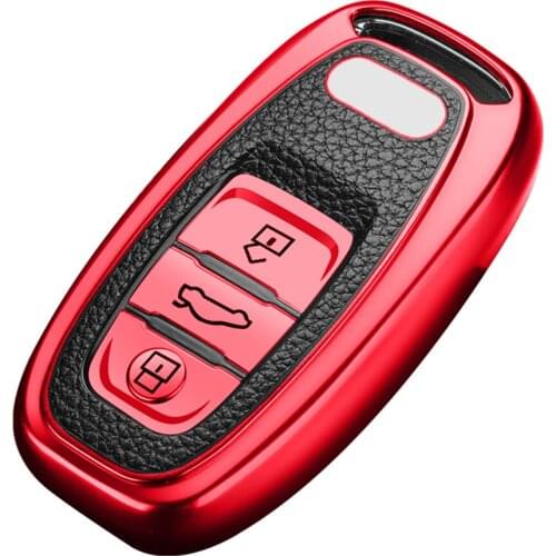 Car Key Cover Fob Case Shell For Audi A1 A3 A4 A5 A6 A7 A8 Quattro Q3 Q5 Q7 2009 2010 2014 2012 2013 2015 2011 Accessories