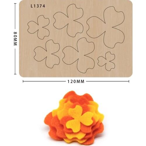 Wood Cutting dies DIY Scrapbooking flower dies new die cut wooden dies leather stamp Suitable for big shot machines
