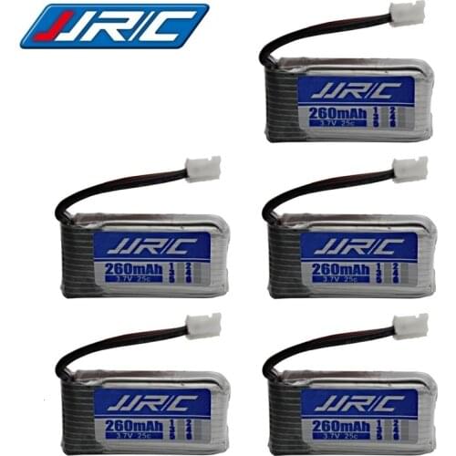 JJRC H36 Original battery 3.7V 260mAh For JJRC E010 E011 E012 E013 3.7v Lipo Battery for Furibee F36 RC Quadcopter Parts 1-5pcs