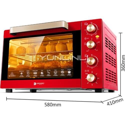 Multifunctional Electric Oven 46L Household/Commercial Electric Baking Oven Mechanical Control Electric Baking Stove DR-64M