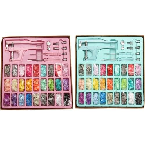 DIY Press Buckle Tool Set T5 T8 Eyelet Button Resin Metal Concealed Snap Button Hand Pressure Installation Sewing Crafting Tool