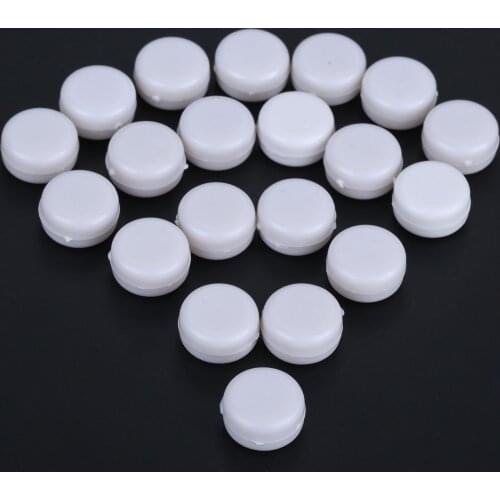 20Pcs 15mm Toy Rattle Box Repair Fix Toy Noise Maker Insert Pet Baby Bell White Plastic Squeaker Toy