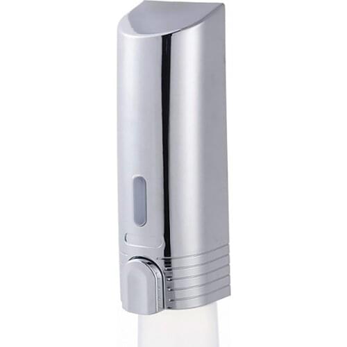 380ml Electroplating Double Head Soap Dispensers Wall Mounted Manual Liquid Soap Dispenser For Bathroom Soap Dispenser Pump