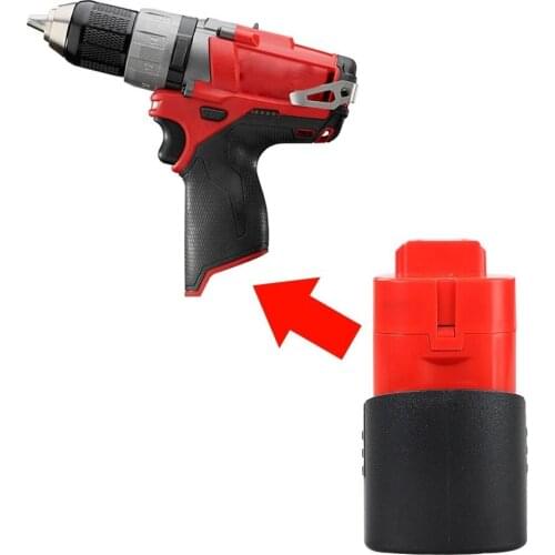 2PCS 12V 3000mAh Li-Ion Replacement Power Tool Battery for Milwaukee M12 C12 BX C12 B 48-11-2402 48-11-2401