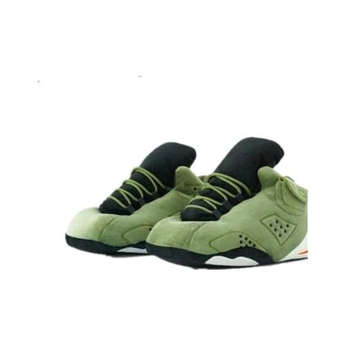 Unisex Big Size 35-44 Snug Sneakers Women House Floor Slippers Women/Men Winter Warm Home Slippers Ladies Slides One Size Shoes