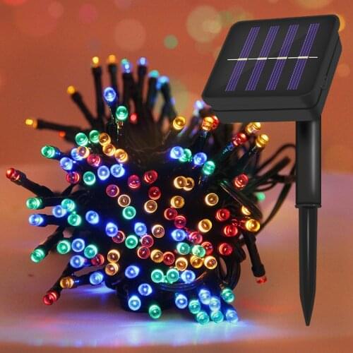 22 Meter Solar Lamp Power 200LEDS LED String Fairy Lights Solar Garlands Garden Christmas Decor For Outdoor String Lighting