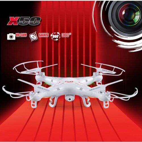 SYMA X5C X5C-1 2MP HD FPV 2MP Camera 2.4GHz 4CH 6Axis RC Helicopter Quadcopter Drone Helicopter RC Toy Drone with Camera