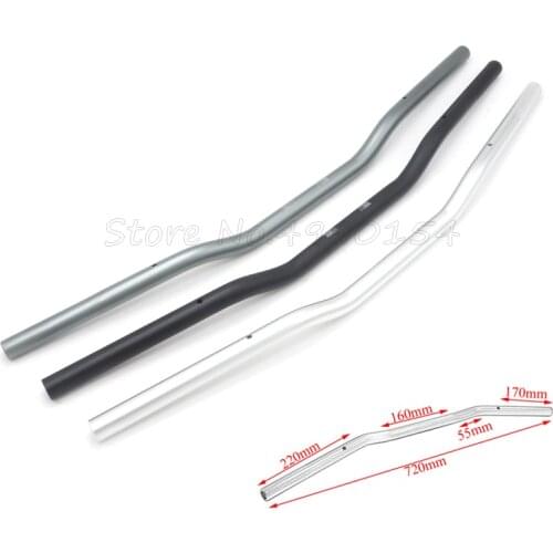 Universal For Suzuki Custom Motorcycle Handlebar 7/8" 22mm Chopper Cafe Racer Handlebar High-Rise Drag Bar Cruiser Bobber