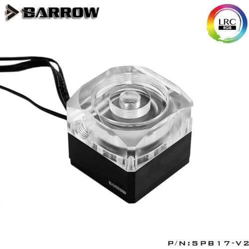 Barrow DDC PWM Pump17w Maximum Flow Lift 5.5meters 960L / H / DDC Combo Pump + Reservoir / Length 195mm 245mm / Coolant Tank RGB