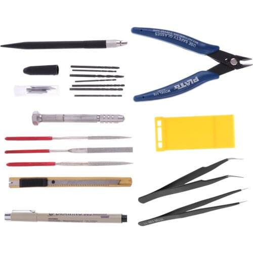 Basical Tool Craft Set For Car Model Building Kit For Gundam Modeler Accessories