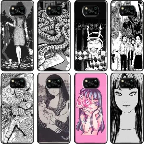 Junji Ito Tees Horror Case For Xiaomi POCO X3 NFC F2 Pro F1 Mi 10 Ultra Note 10 Lite Mi 10 Pro 9T 9 8 Max3 A3