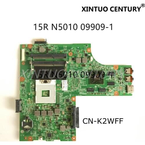 For Dell inspiron N5010 Laptop Motherboard 48.4hh01. 011 09909-1 CN-0K2WFF 0K2WFF K2WFF hm57 HD4650 100% test