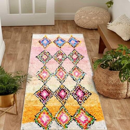 Colorful carpet quadrangle shaped ethnic patterned carpet modern carpet living room carpet free shipping soft