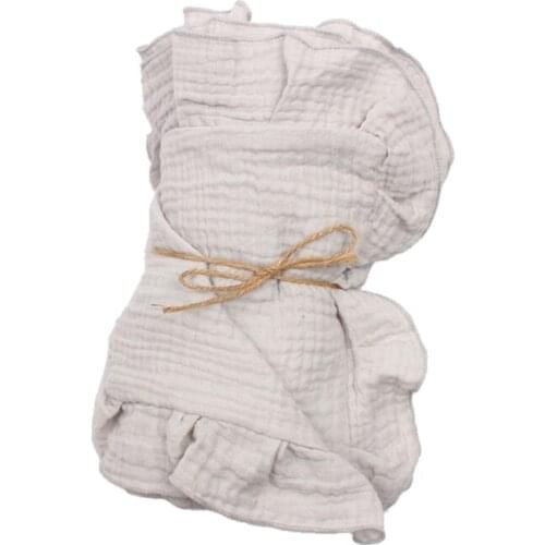 Baby Receiving Blanket Newborns Cotton Swaddle Wrap Bath Towel Infants Bedding
