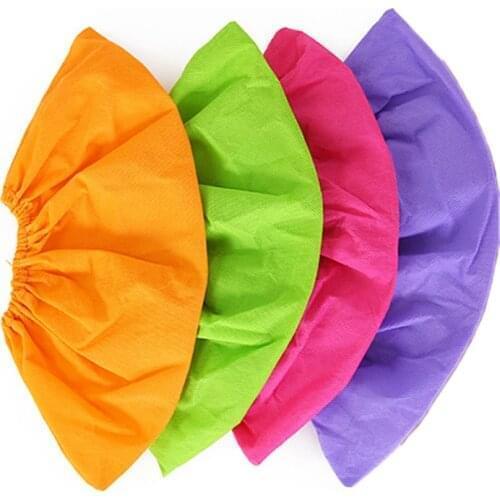Household Thick Non-woven Shoe Cover Anti-static Non-slip Washable Shoe Cover Print Cartoon Shoe Protector Unisex Shoe Covers