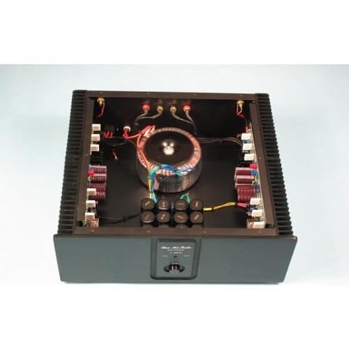 Finished KSA100 HIFI Pure Power Amp Amplifier Single Transformer Class AB 200W+200W