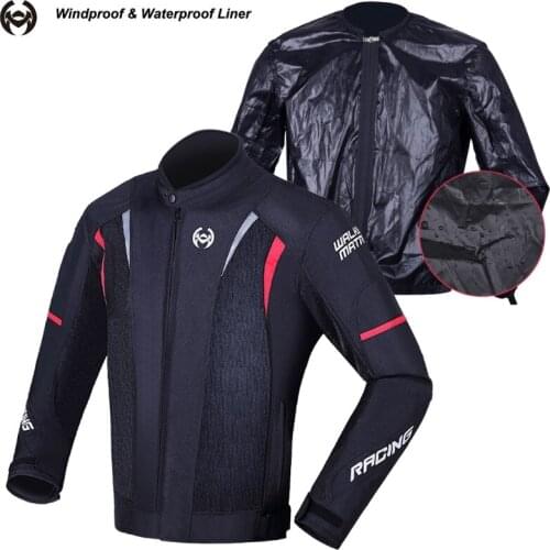 Waterproof Motorcycle Jacket Men Women Motorcyclist Body Armor Breathable Motocross Coat Summer Racing Jacket Biker Clothing