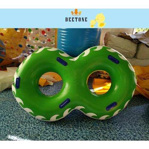 0.6mmpvc inflatable swimming circle life buoy water park water slide double water circle