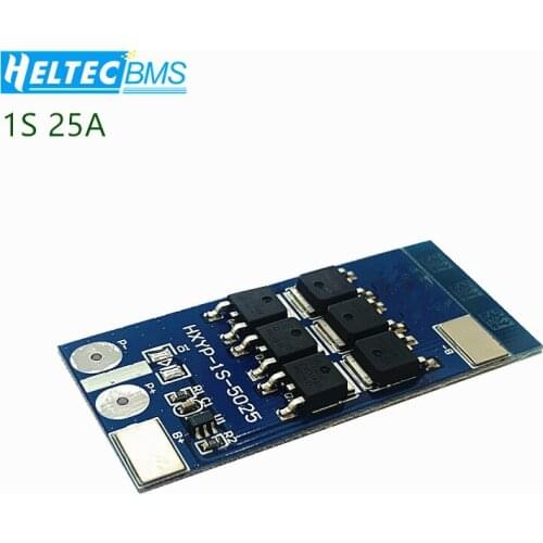 New arrival 1S 25A BMS 3.2V Lithium iron phosphate battery lithium battery charing Board protection Board Single battery 3.7V