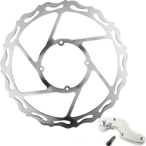 BIKINGBOY For Suzuki RM-Z RMZ 250 04 05 06 Kawasaki KX 125 250 03 04 05 KX250F 04 05 320mm Front Brake Disc Disk Rotor + Bracket