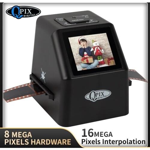 16 MP 35mm Portable Film Scanner Photo Scanner Negative Slide Viewer Scanners USB MSDC Image Viewer Film Converter with 2.4" LCD