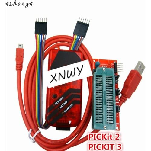 PICKIT3 Programmer + PIC ICD2 PICKit 2 PICKIT 3 Programming Adapter Universal Programmer Seat FZ0508