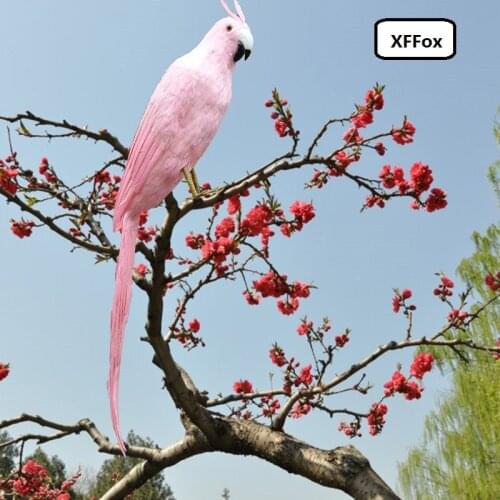Huge real life pink parrot model foam&feather simulation big parrot bird gift about 100cm xf0767