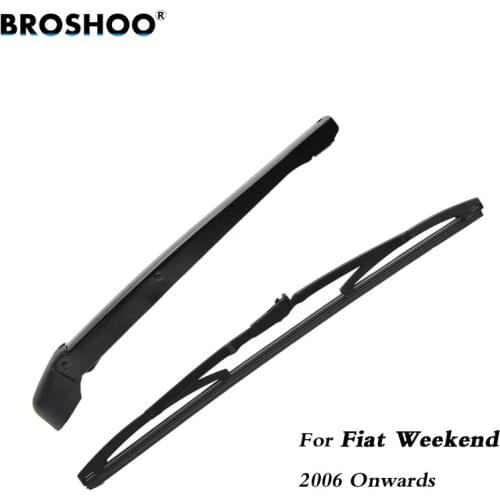 BROSHOO Car Rear Wiper Blade Blades Back Windscreen Wiper Arm For FIAT Weekend Hatchback (2006 Onwards) 410mm Auto Styling