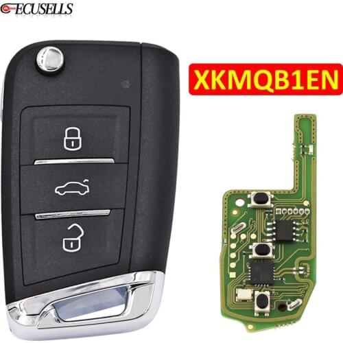 Xhorse XK Series 3 Buttons Universal Wire Remote VVDI Remote Car Key For VVDI2 / VVDI Mini / Key Tool Max XKMQB1EN