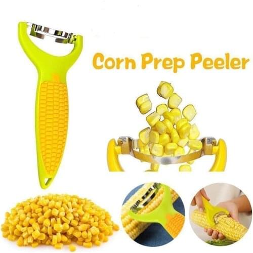 The Magic Corn Zipper Peeler Corn Peeler Corn Stripper Cob Cutter Thresher Fruit Vegetable Cooking Tools Cob Remover