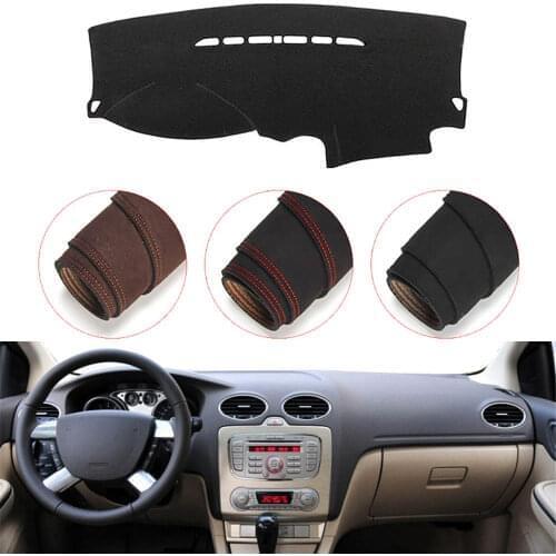 Console Dashboard Suede Mat Protector Sunshield Cover Fit For Ford Focus 2005-2011