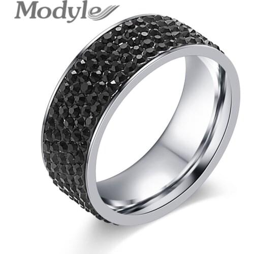 Modyle Cubic Zirconia Jewelry Wedding Engagement Rings for Women Gold-Color Jewelry Luxury Vintage Bague for Lady Accessories
