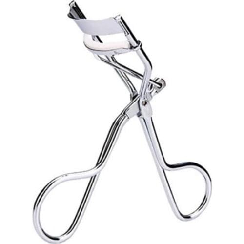 1pc Professional Silver Eyelash Curler Stainless Steel Yelash Cosmetic Makeup Eyelash Curler Curling Eyelashes Tool For Women