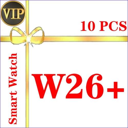 10Pcs Smart Watch W26 Pro SmartWatch IWO W26 + Plus Series 6 MTK2502D Bluetooth Call ID Rotary Encoder Button Rotation Side Knob