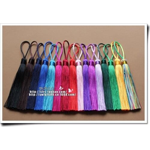 17 cm long DIY Jewelry Accessories brand new tassel Manual preparation Chinese knot Upscale tassel Exquisite tassels wholesale