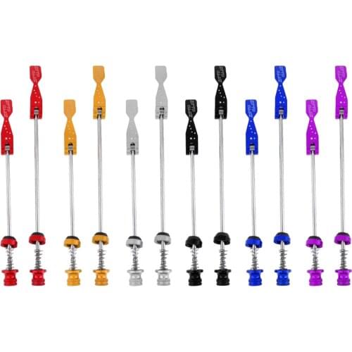 2psc Titanium Bike Skewers Quick Release Skewers Bike Cycling Wheel Skewers