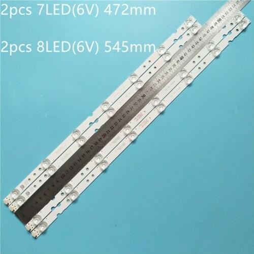 4 PCS/set LED Backlight strip For TCL 55P65US 55U3800C 55P65 55D6 55F6 55L2 4C-LB5508-HR03J PF02J 55HR330M07B2 55HR330M08A2 V2