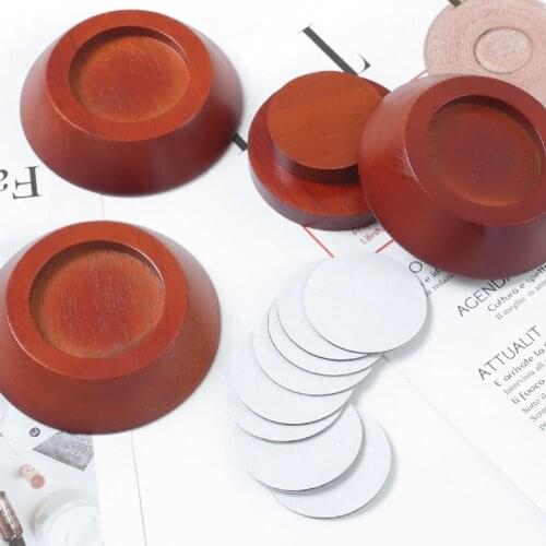 8 set Bed Risers Chair Furniture Lift Blocks Solid Wood Furniture Feet Raiser Pad Decorations Home Improvement Tools