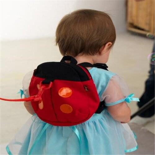 Baby Safty Harnesses buddy Ladybug Bat Harness Kid Keeper Carrier 2-in-1 Backpack Harnesses Toddler Walking Assistant