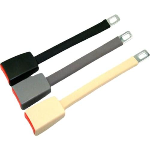 E24 Certified Camlock 21.5mm (7/8") Rigid Stem Cars Safety Seat Belt Extenders Car baby seat Clip Extension - Black Gray Beige