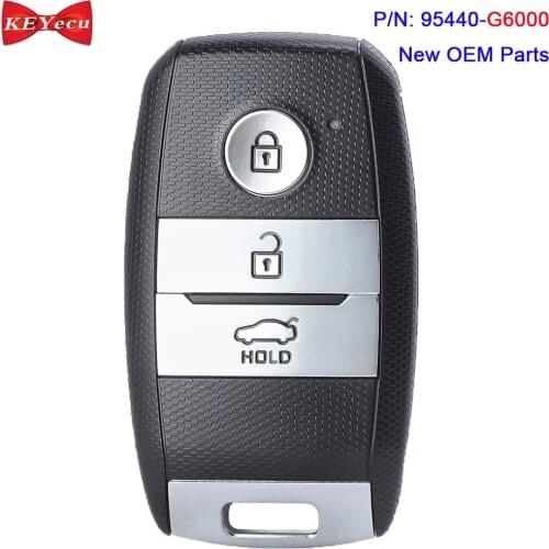 KEYECU OEM Board for Kia Picanto Morning 2017 2018 2019 Smart Keyless Go Remote Key Fob P/N: 95440-G6000 433MHz