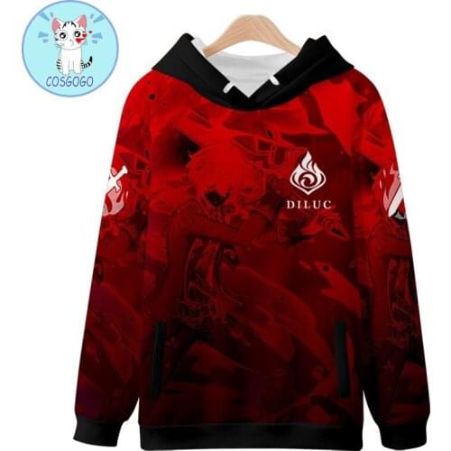 2021 Hot Game Genshin Impact Cosplay Fleece 3D Hoodies Sweatshirts Men Women Kids Fashion Casual Tracksuit Pullovers Clothes